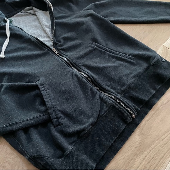 ROOTS Charcoal Gray Zip Up Hoodie - Picture 3 of 9